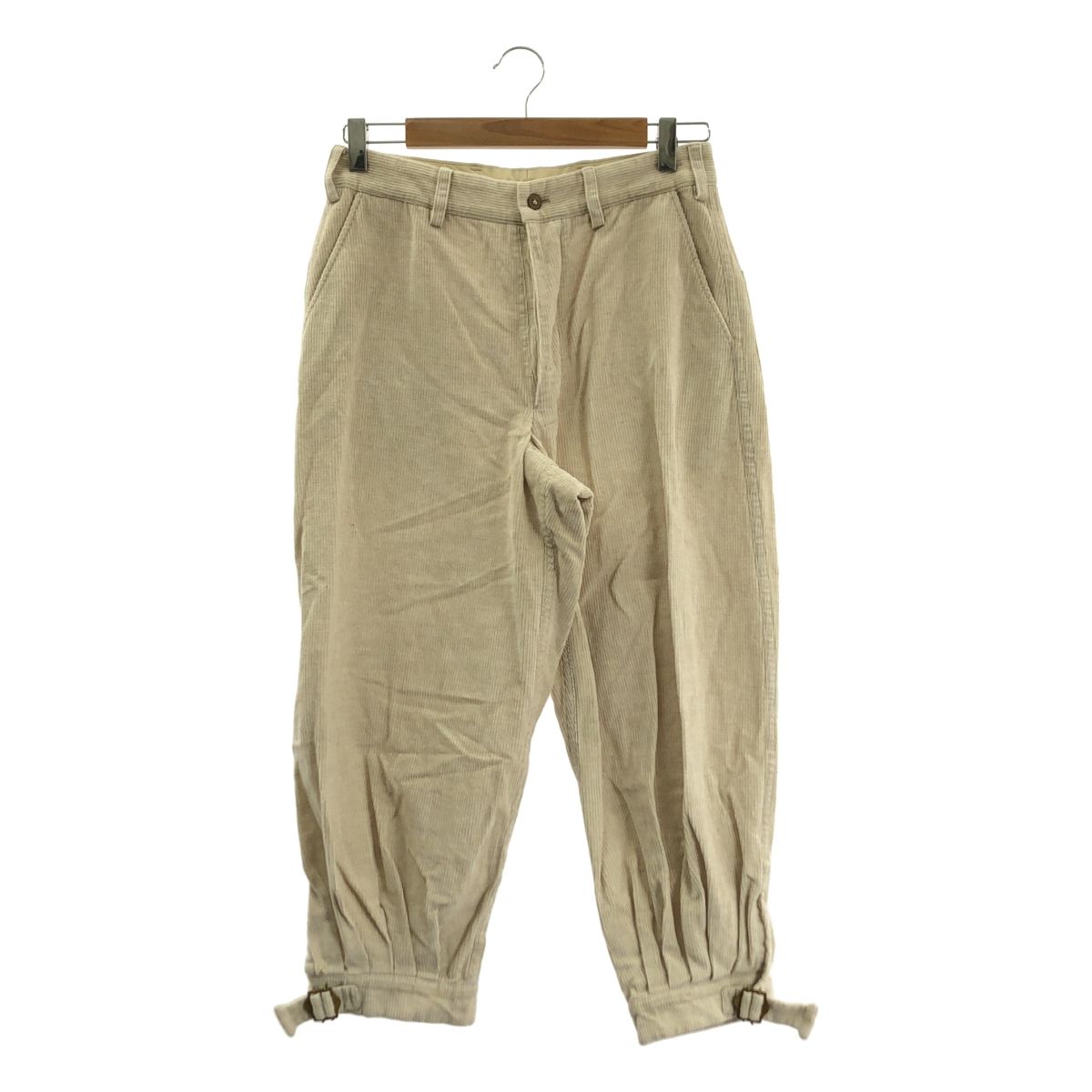 Araki yuu アラキユウ Knicker bockers in special fabric コーデュロイ ブラスボタン ニッカポッカ パンツ 0 ベージュ メンズ