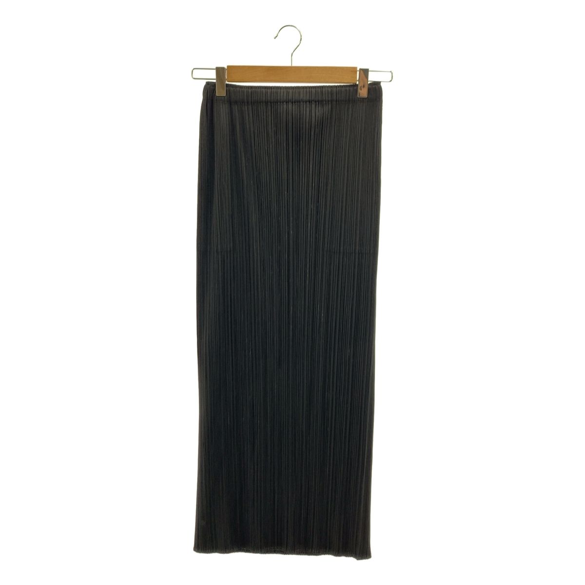 PLEATS PLEASE ISSEY MIYAKE プリーツプリーズイッセイミヤケ BASICS プリーツ ベーシックスカート 4 ブラック レディース