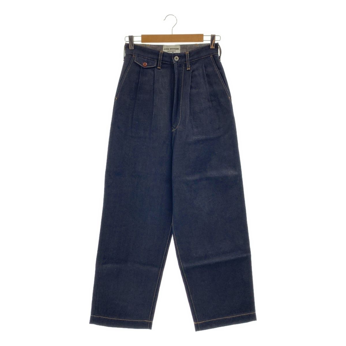 JUNYA WATANABE COMME des GARCONS ジュンヤワタナベ 2020AW 2タック ワイドデニムパンツ XS インディゴ レディース