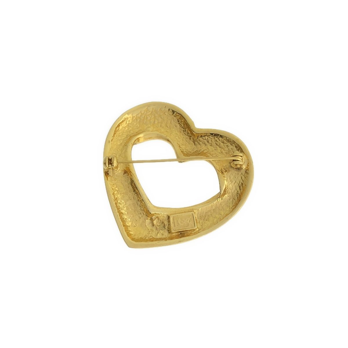 YVES SAINT LAURENT / イヴサンローラン | ハート ブローチ