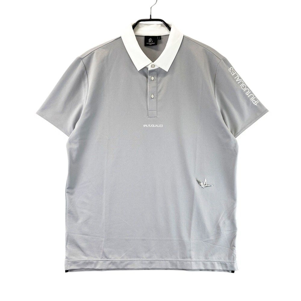 サイズ 5 GOLF デル･ピエロ GDT 009 半袖ポロシャツ グレー系 ゴルフウェア メンズ ストスト