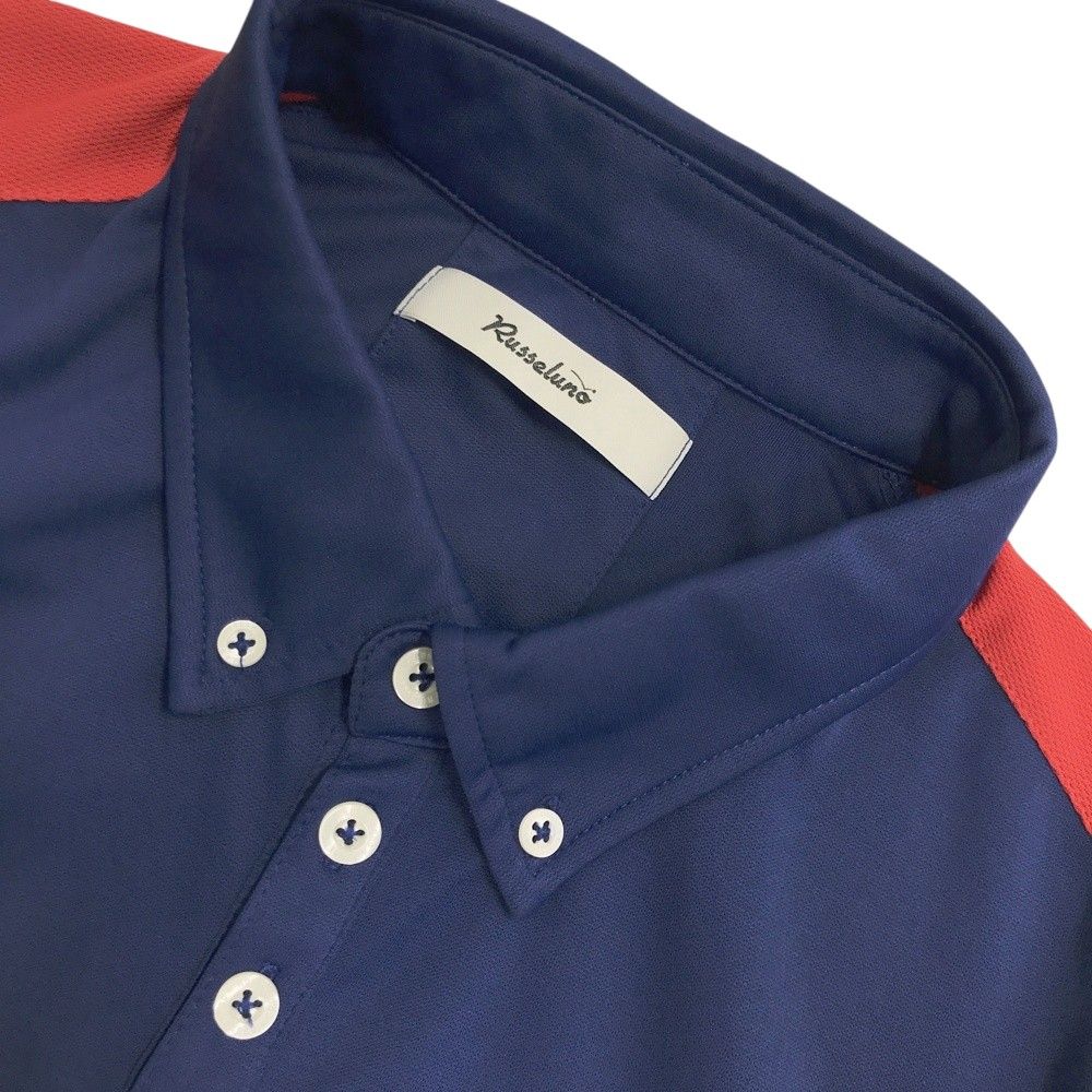 サイズ：5 RUSSELUNO ラッセルノ 半袖ポロシャツ ボタンダウン ルチャ