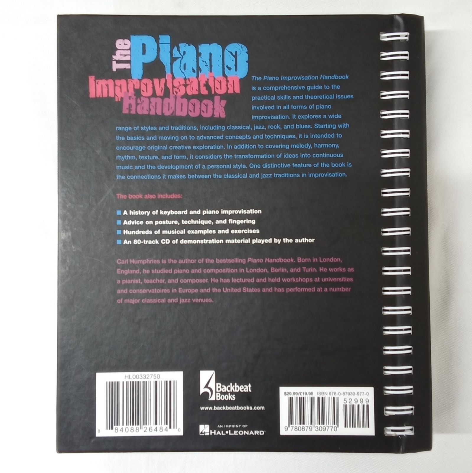 The Piano Improvisation Handbook 著者 CD付き ピアノ教本 音楽 ピアノ即興演奏 AHR 11-12