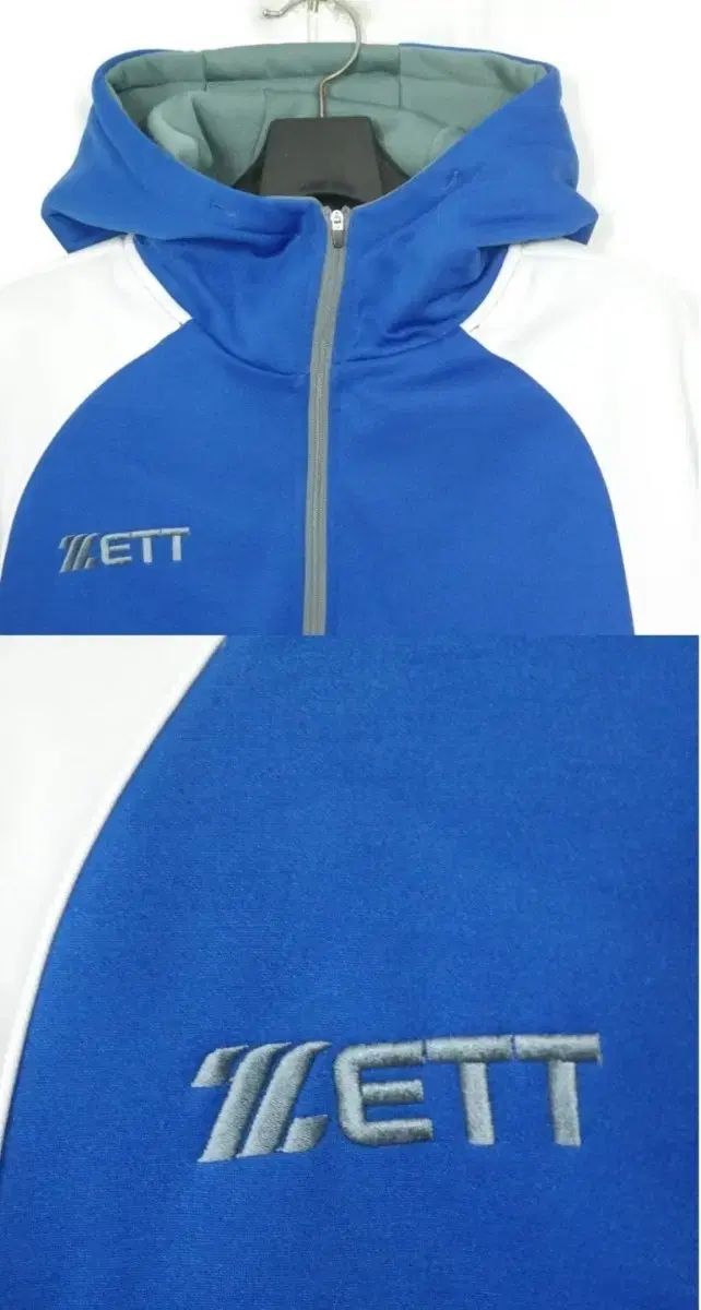 ZETT ゼット 起毛 フード ハーフジップ