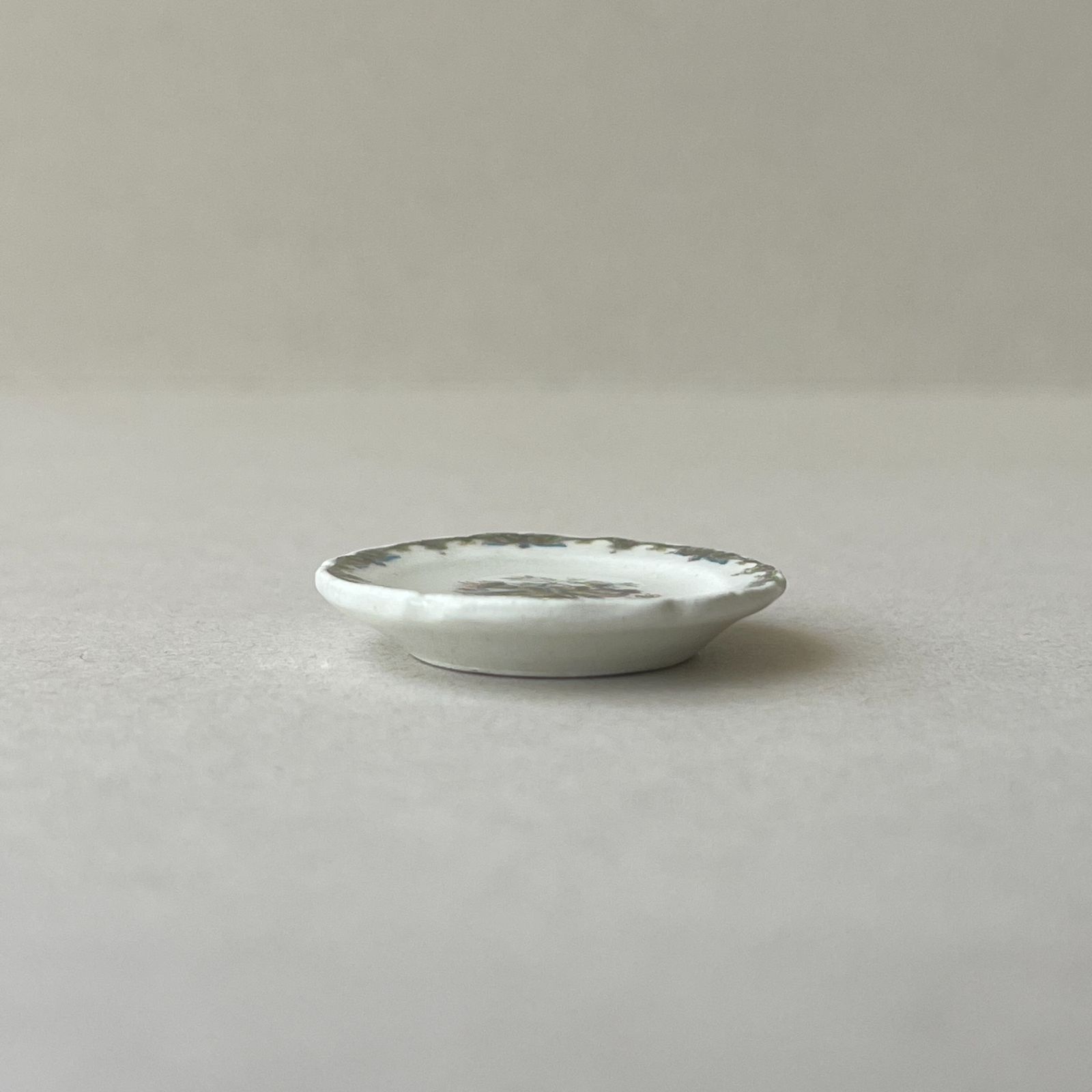 フェーヴ クラシック皿⑧ 1996年 フランス フェーブ ミニチュア陶器