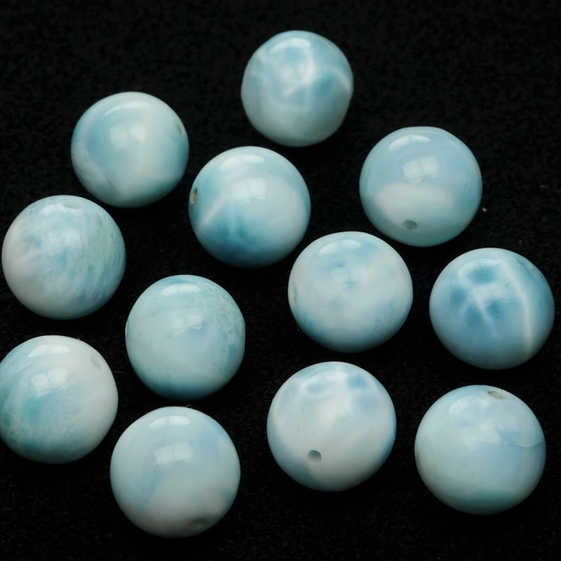 粒販売】ドミニカ産 ラリマー 丸玉 11mm【1粒販売】 / T146 LM11M