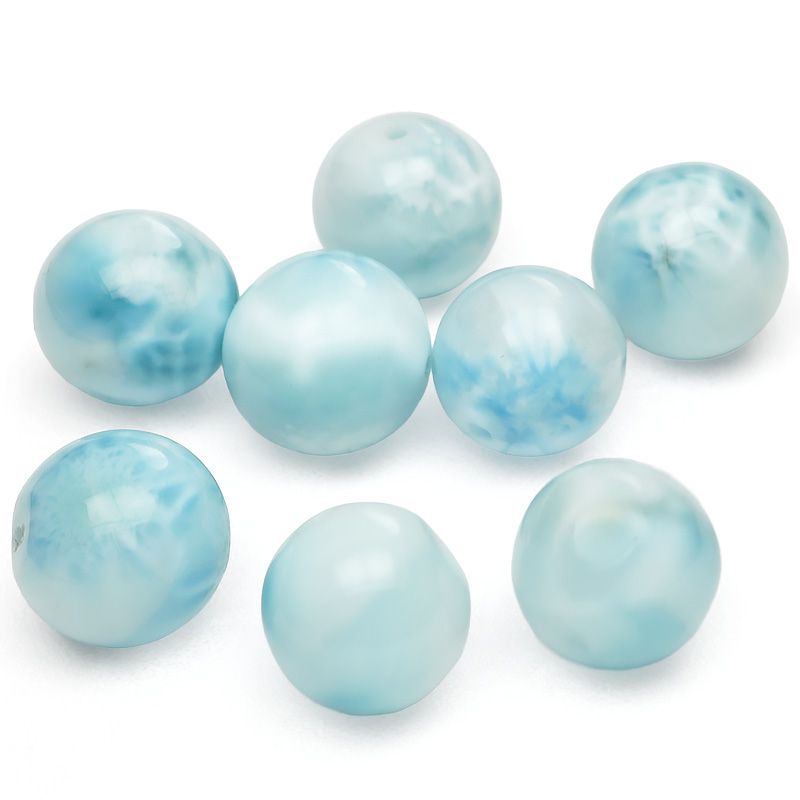 【ドミニカ産】22mmラリマーの丸玉(穴あり) 粒販売】ドミニカ産 ラリマー 丸玉 11mm【1粒販売】 / T157 LM11M