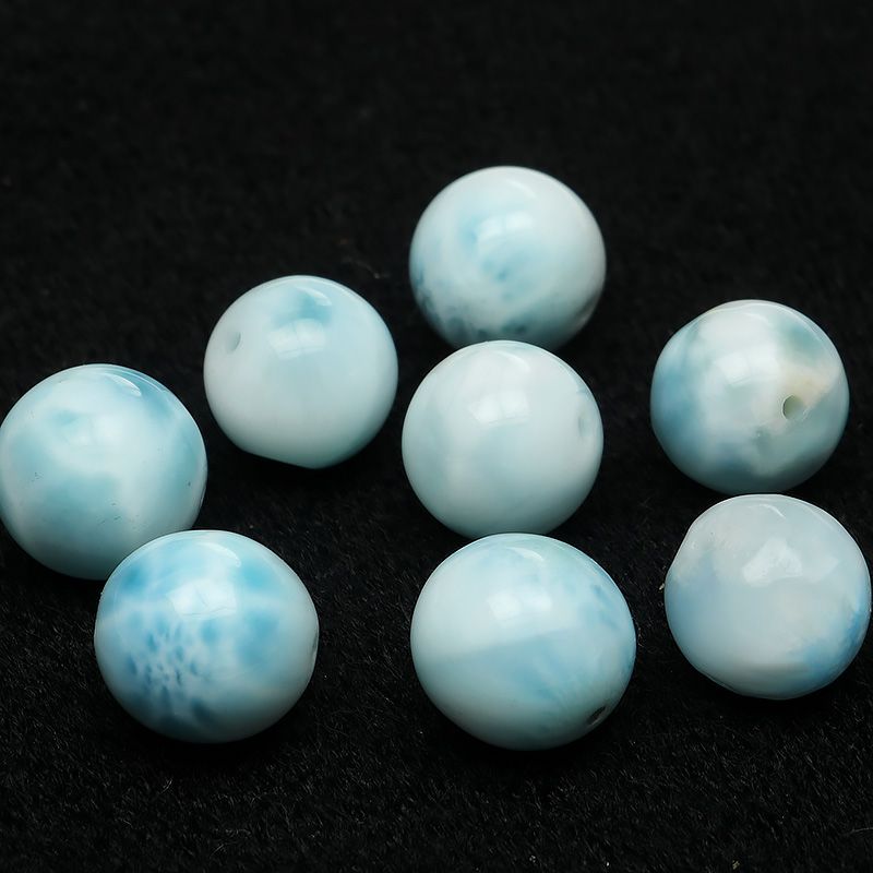 粒販売】ドミニカ産 ラリマー 丸玉 11mm【1粒販売】 / T157 LM11M