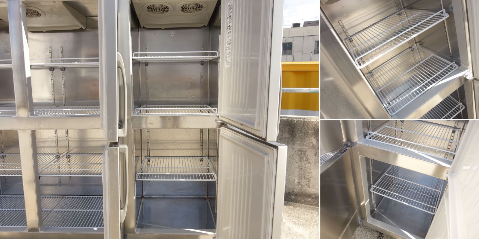 配送不可・引取限定】【中古】K▽ホシザキ 業務用 冷凍冷蔵庫 縦型6面