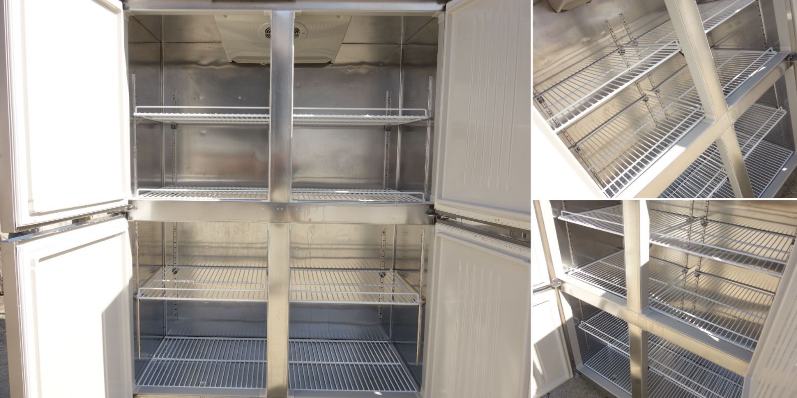 配送不可・引取限定】【中古】K▽ホシザキ 業務用 冷凍冷蔵庫 縦型6面