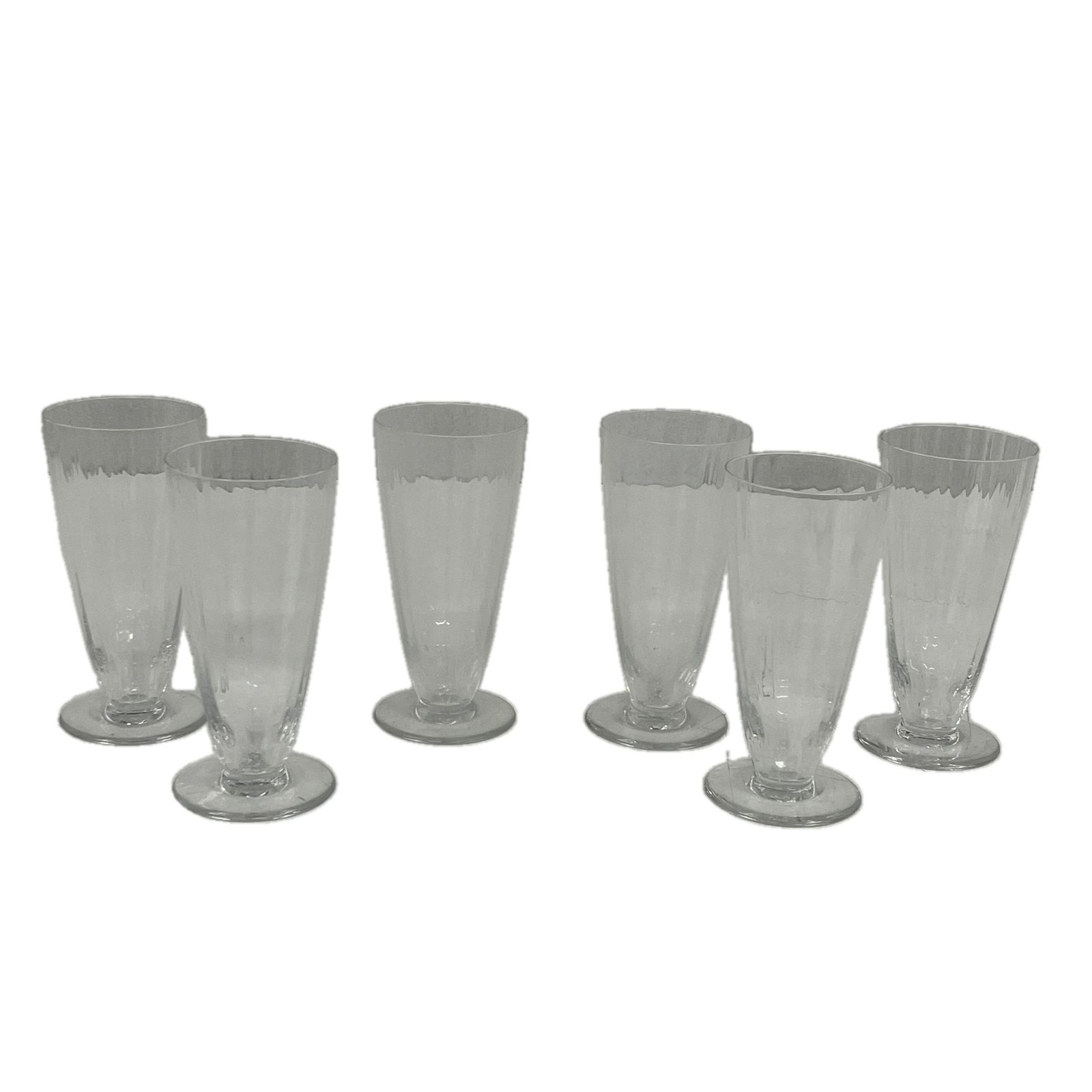 Baccarat フロール シャンパングラス 6点 バカラ フランス製 S10517403