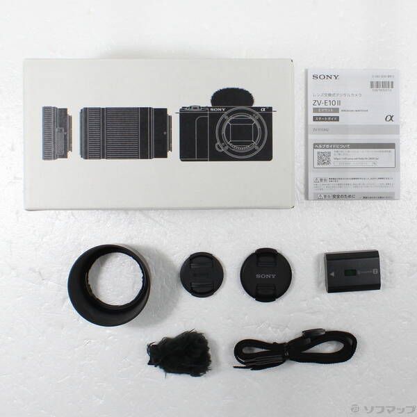 〔 品〕 VLOGCAM ZV E 10 II ダブルズームレンズキット ブラック M 2 X B 269 コンパクトカメラ ミラーレス一眼 