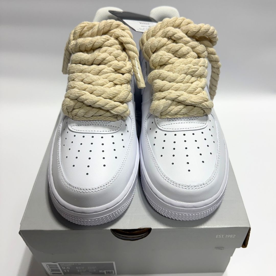 AIR FORCE1 ロープフォース 穴拡張なし 新品タグ付き 純正紐付き 純正