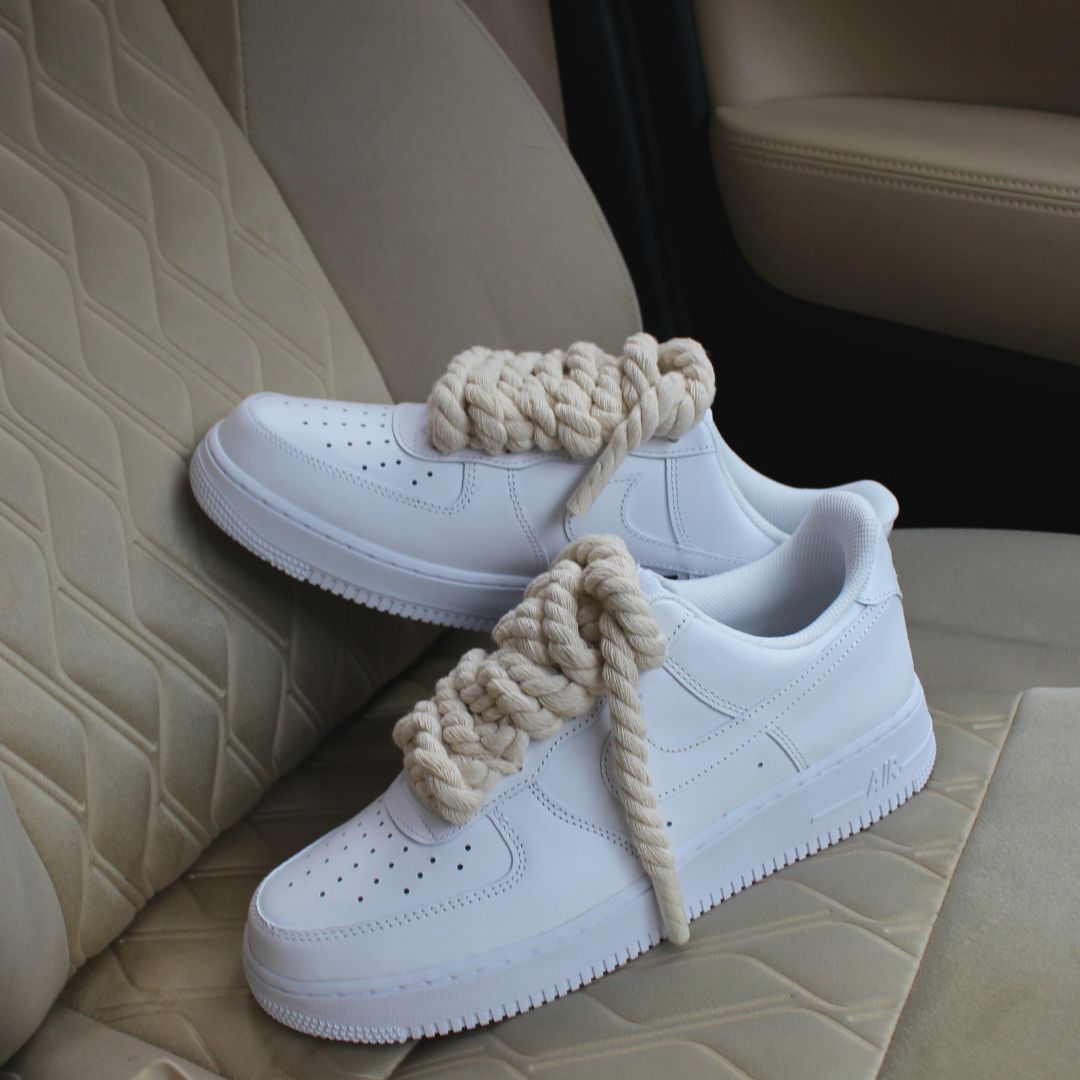 AIR FORCE1 ロープフォース 穴拡張なし 新品タグ付き 純正紐付き 純正