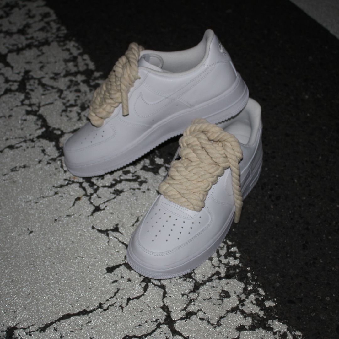 AIR FORCE1 ロープフォース 穴拡張なし 新品タグ付き 純正紐付き 純正