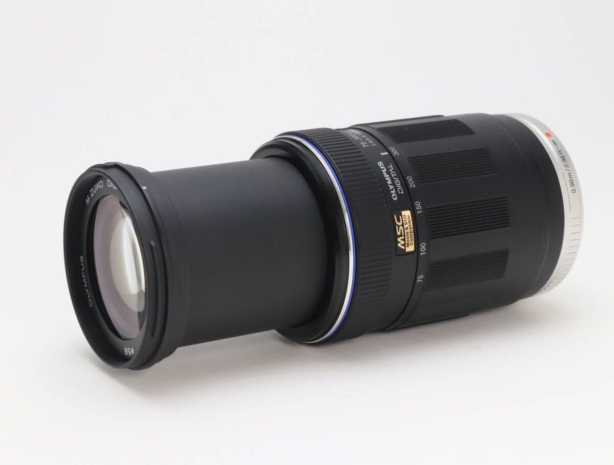 AB- OLYMPUS オリンパス M.ZUIKO DIGITAL ED 75-300mm F4.8-6.7 ブラック 初期不良返品対応 111-42