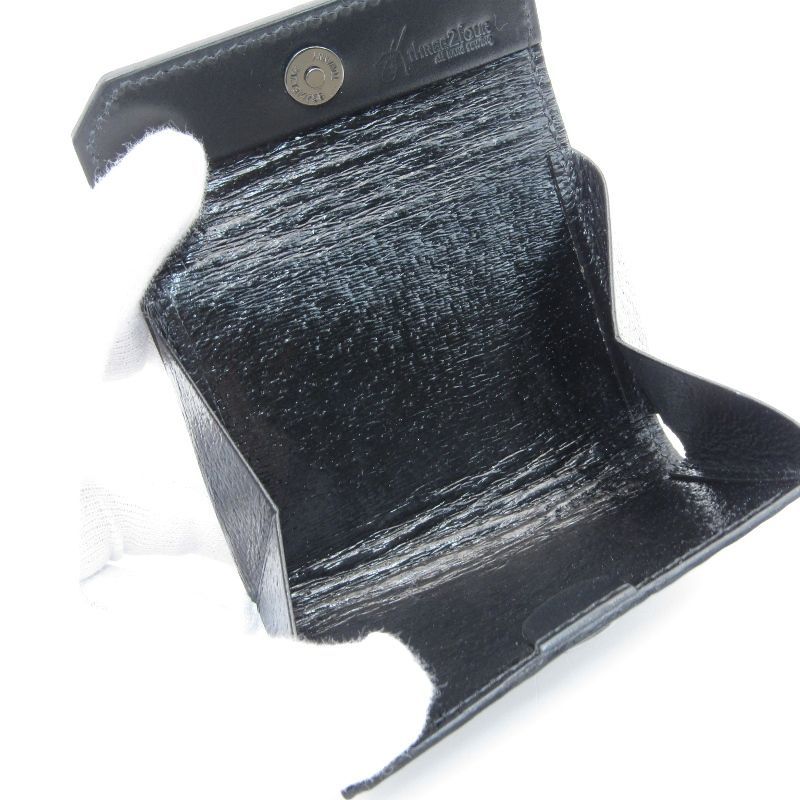 未使用 Three2Four スリーツーフォー カードケース PALM 黒桟  