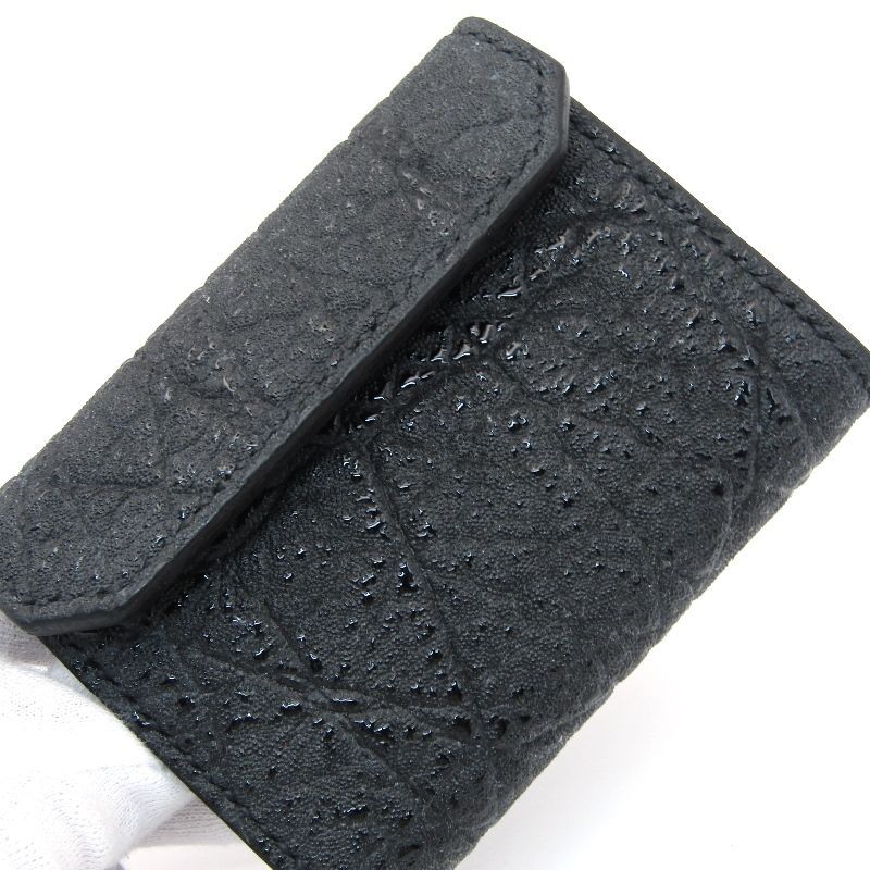 未使用 Three2Four スリーツーフォー カードケース PALM 黒桟  