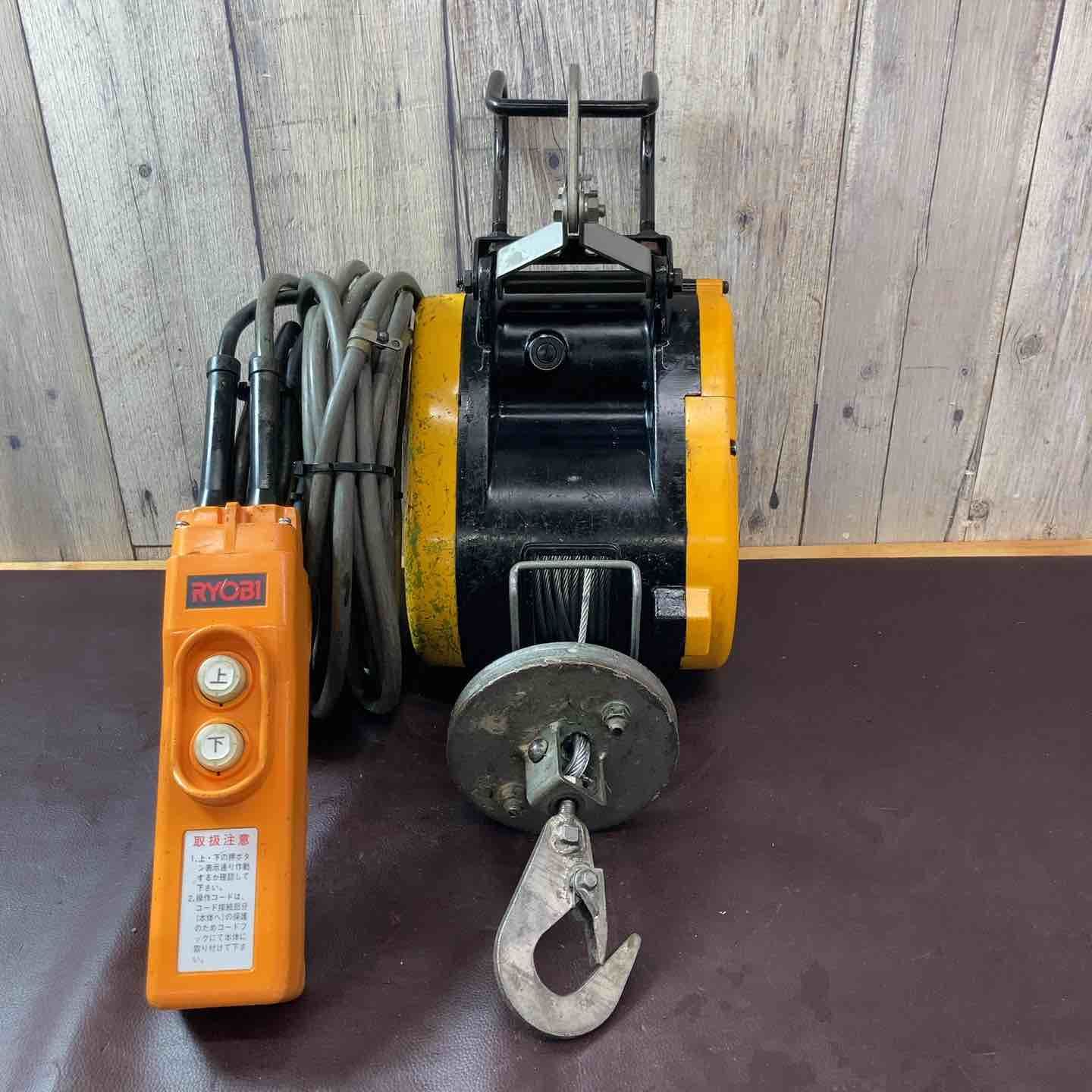中古品】リョービ(RYOBI) ウインチ WI-61C(31M) 吊り下げ型ウィンチ