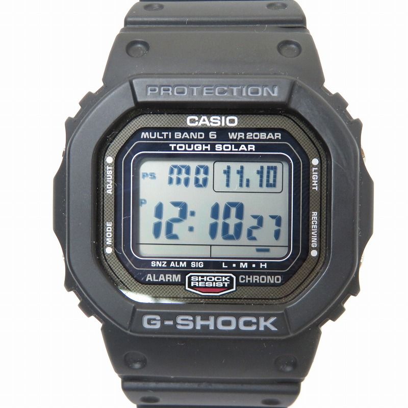  G SHOCK ジーショック 腕時計 デジタル電波ソーラー GW 5000 1 JF ブラック 131 腕時計(デジタル) 時計