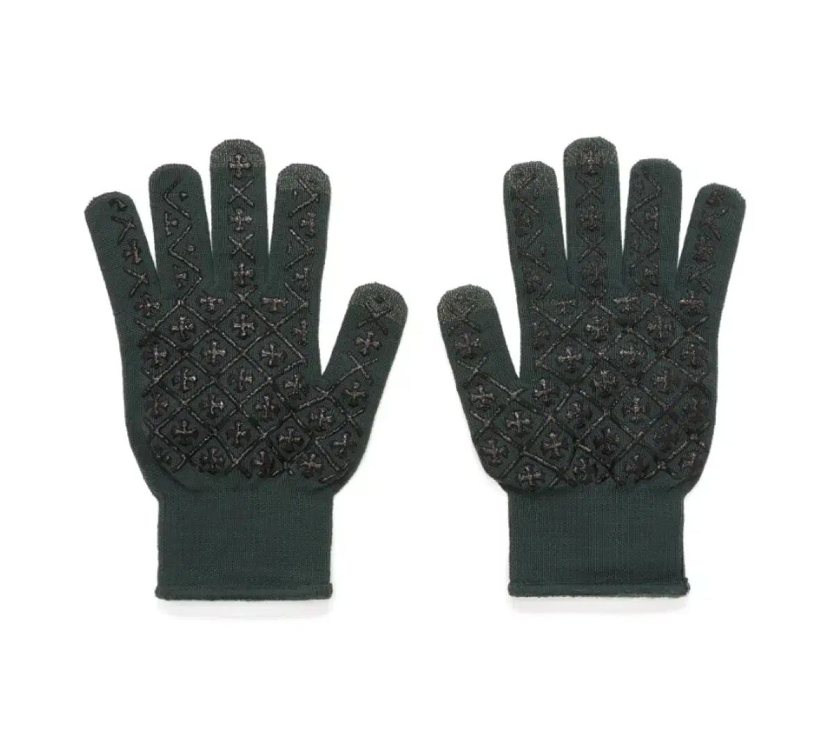 クロムハーツ CHECKMATE ウォーク グローブ カーキ