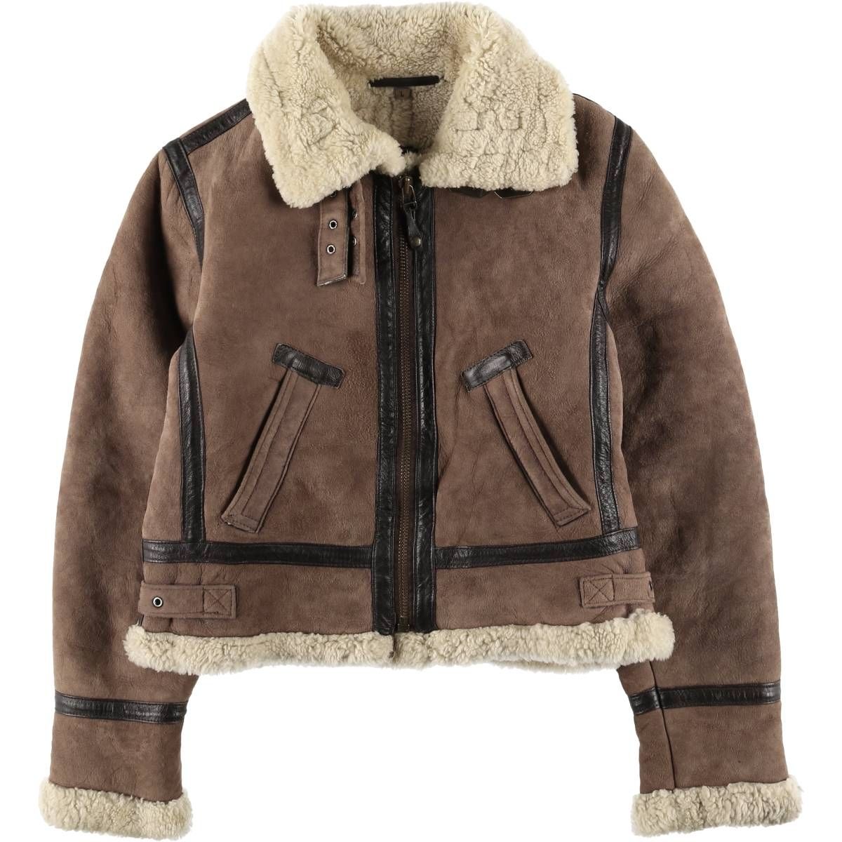 古着 80~90年代 ITINERANCE B-3タイプ シープスキン ムートン