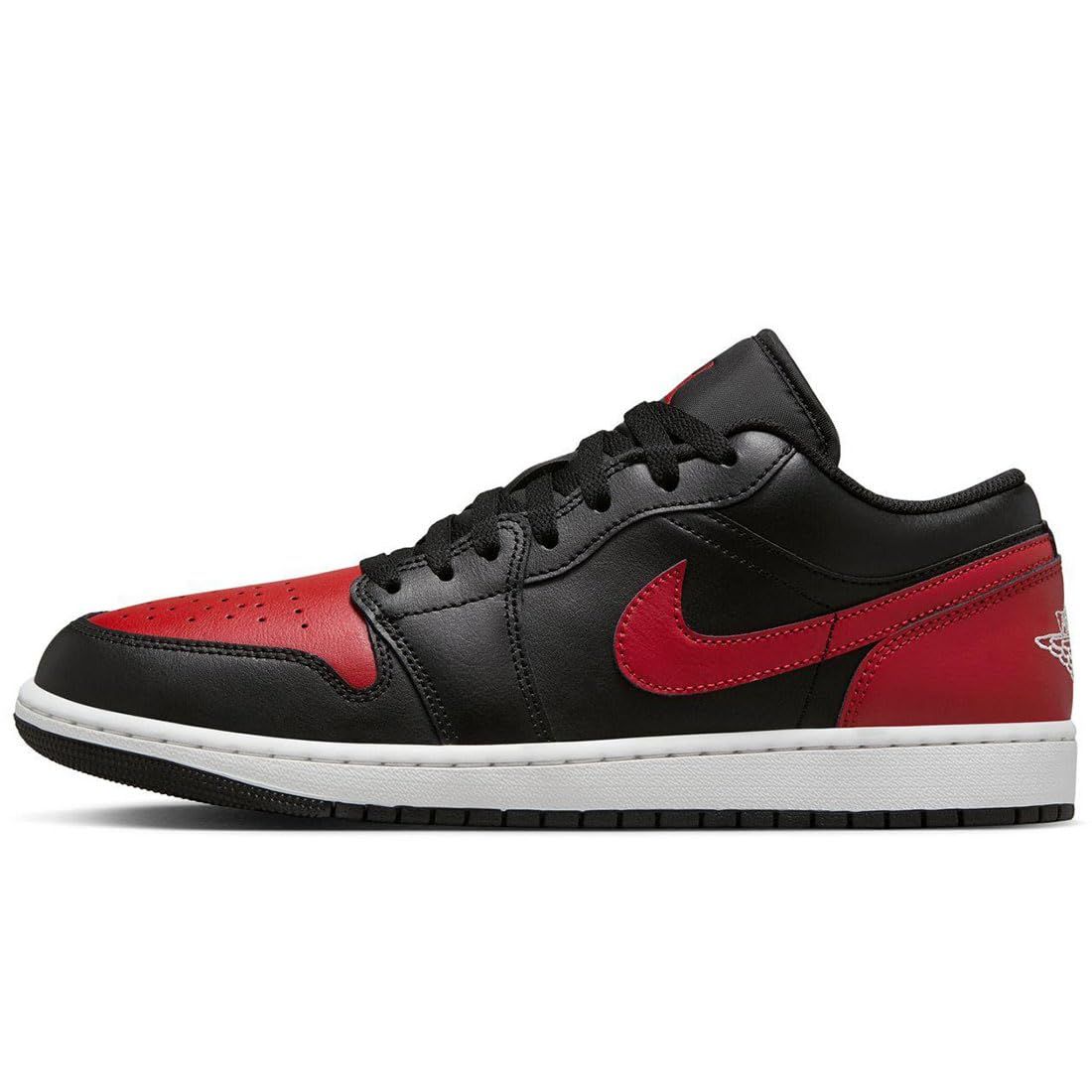 ナイキ エア ジョーダン 1 ロー AIR JORDAN LOW ブラック レッド 553558-067 25.0 cm