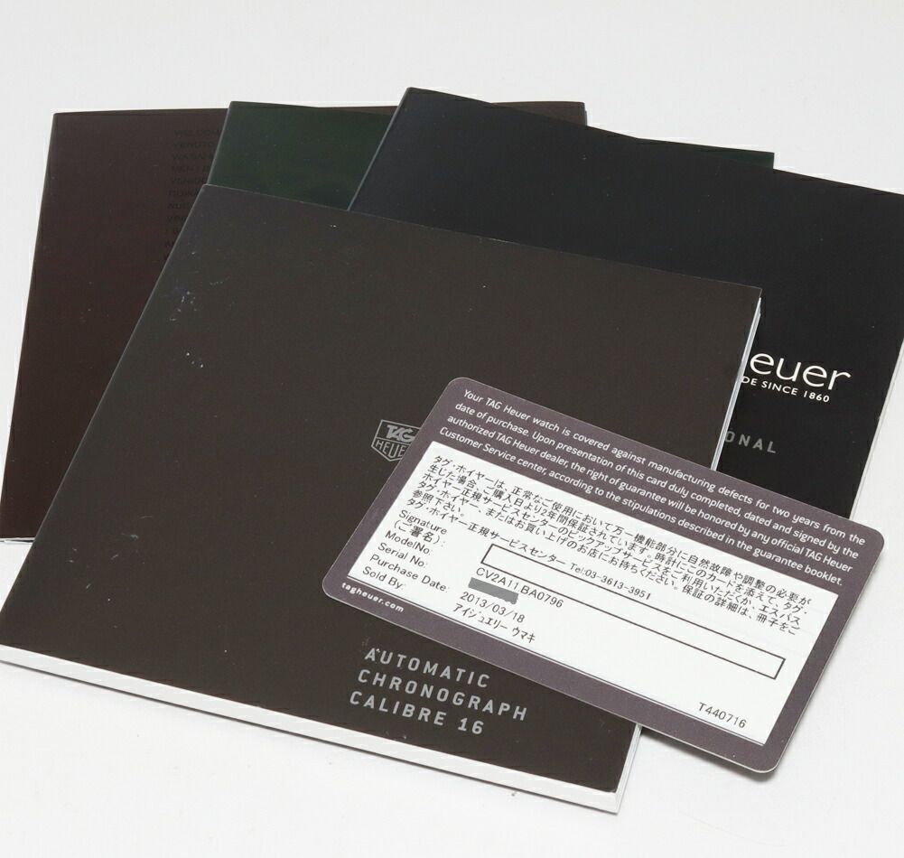  タグホイヤー カレラ クロノ キャリバー16 デイデイト CV 2 A 11 BA 0796 メンズ 自動巻き時計 腕時計(アナログ)