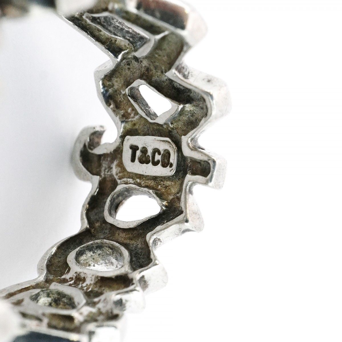 5jmb0963】ティファニー リング ラブ＆キス シルバー925 11.5号【中古