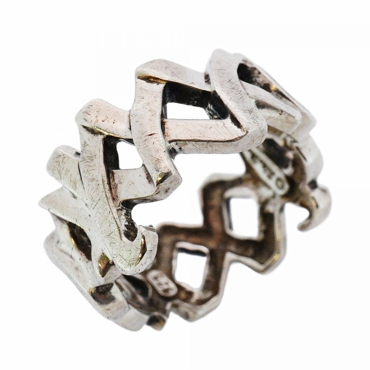 5jmb0963】ティファニー リング ラブ＆キス シルバー925 11.5号【中古