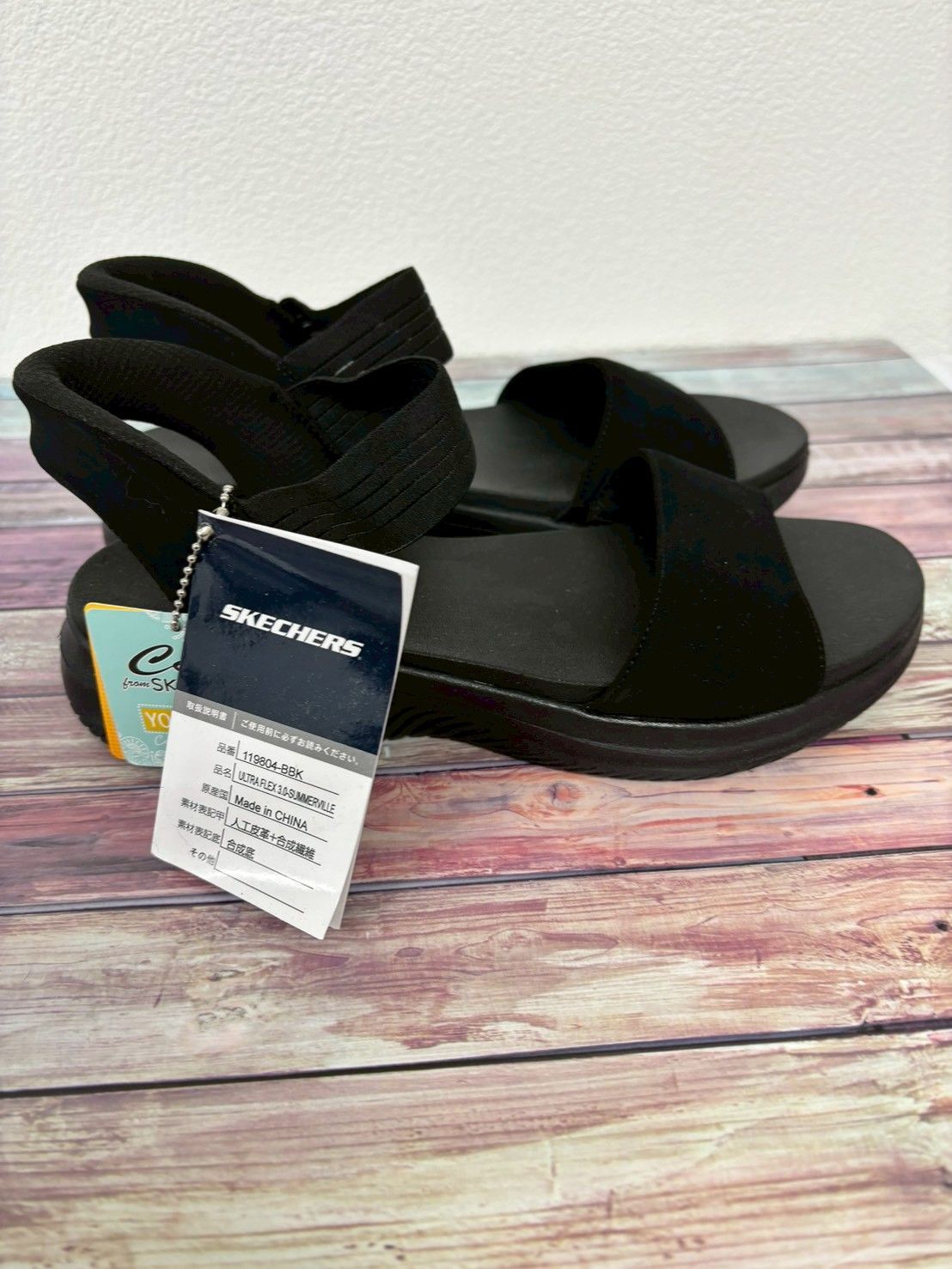 専用です！！スケッチャーズ25cm　サンダル 新品】SKECHERS スケッチャーズ サンダル Slip-ins 25cm ブラック