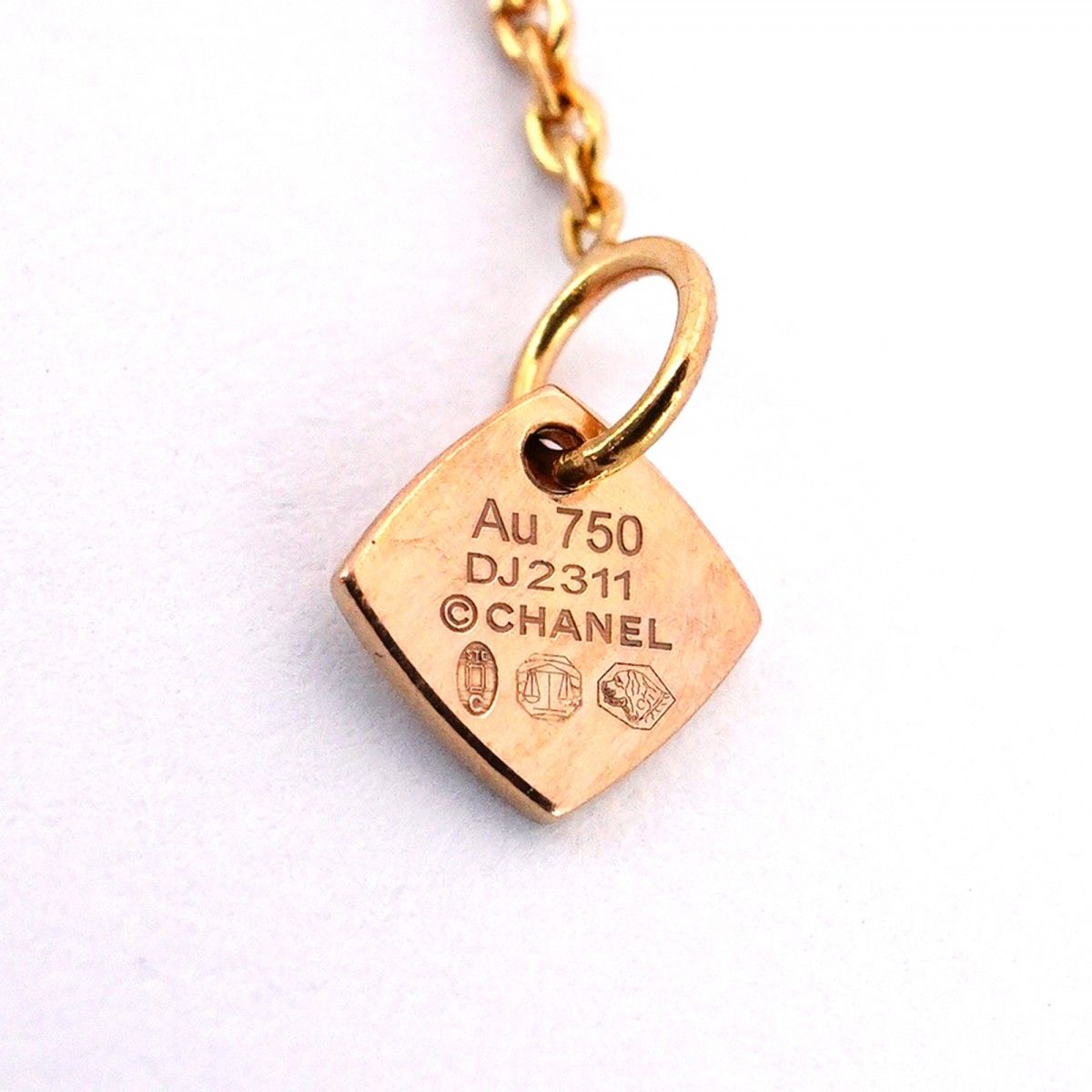 5jmb0973】シャネル ネックレス ココクラッシュ/ベージュゴールド