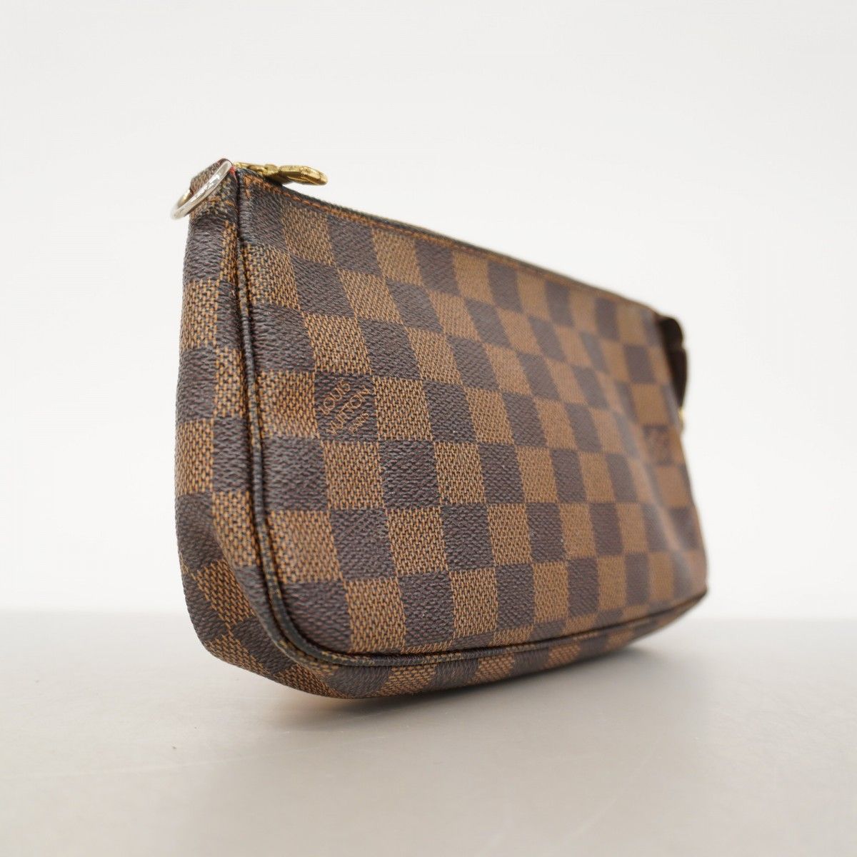 5oc1696 ルイヴィトン ポーチ ダミエ ポシェットアクセソワール N51985 エベヌ レディース