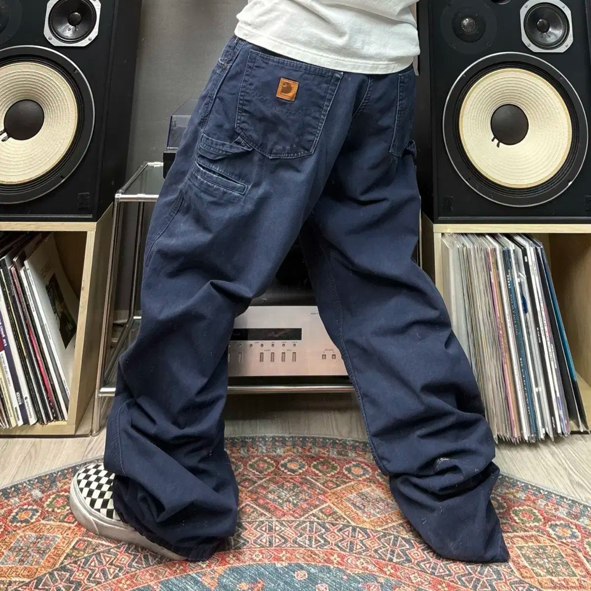 カーハート ギザギザタブ カーペンターパンツ