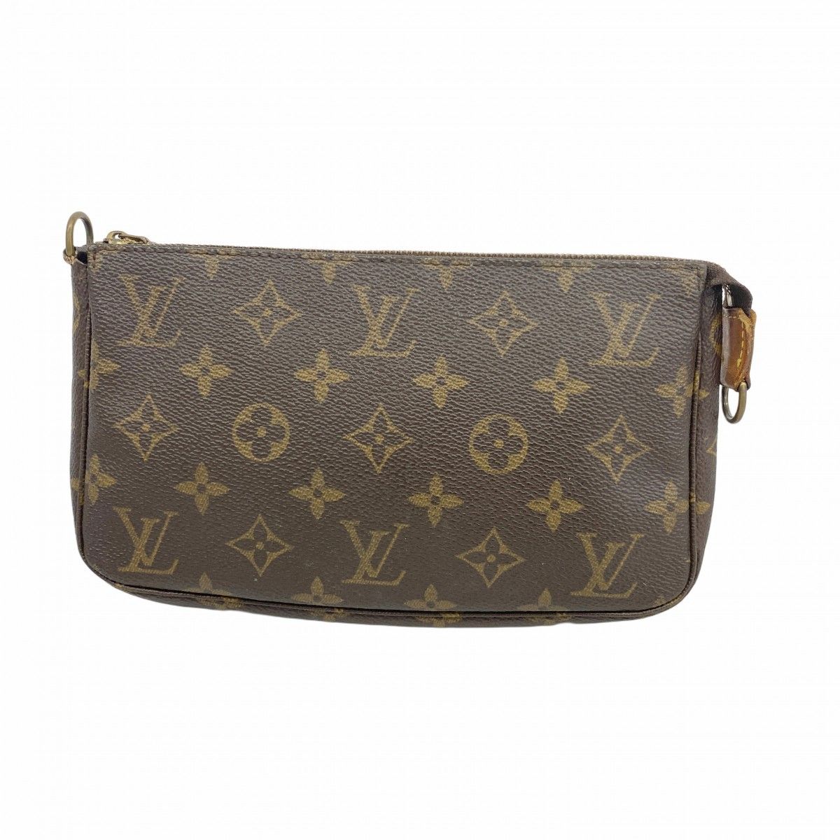 5oc1904 ルイヴィトン ポーチ モノグラム ポシェットアクセソワール M51980 ブラウン レディース