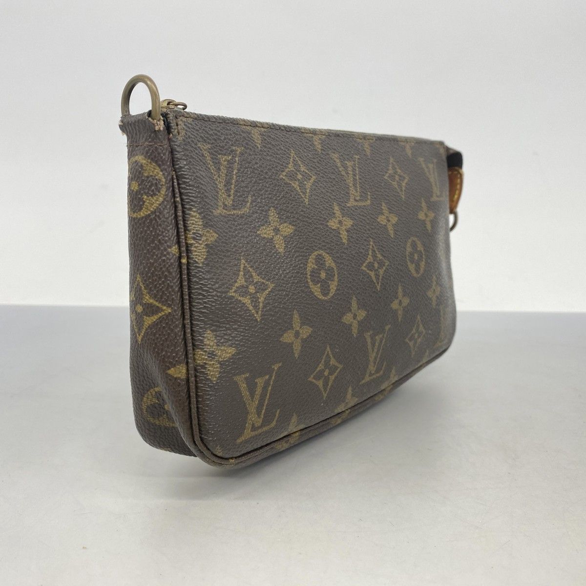 5oc1904 ルイヴィトン ポーチ モノグラム ポシェットアクセソワール M51980 ブラウン レディース
