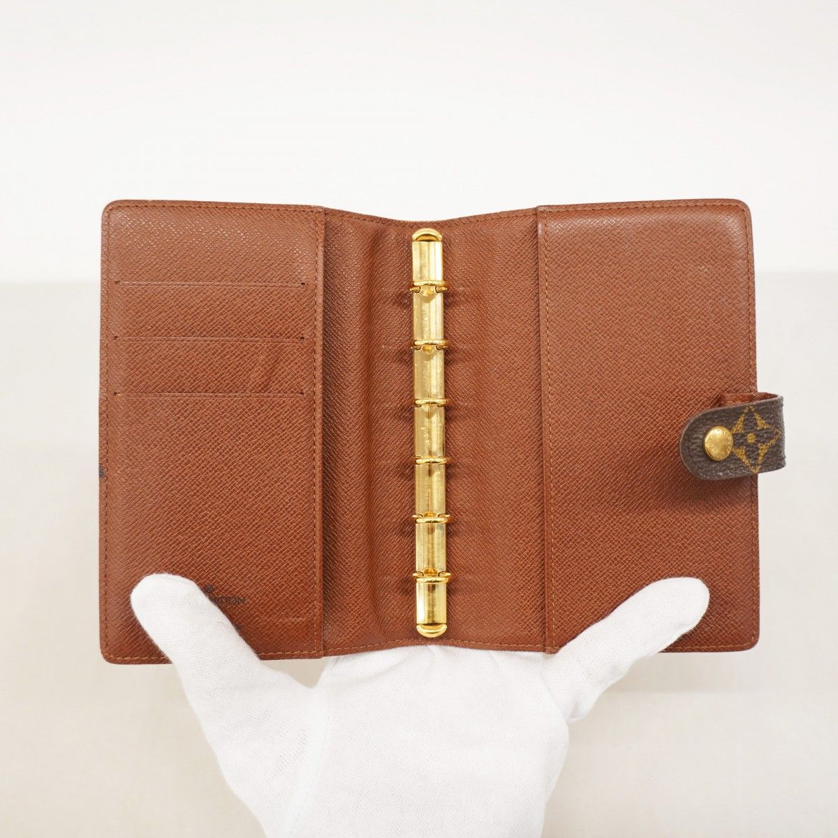 手帳カバー モノグラム