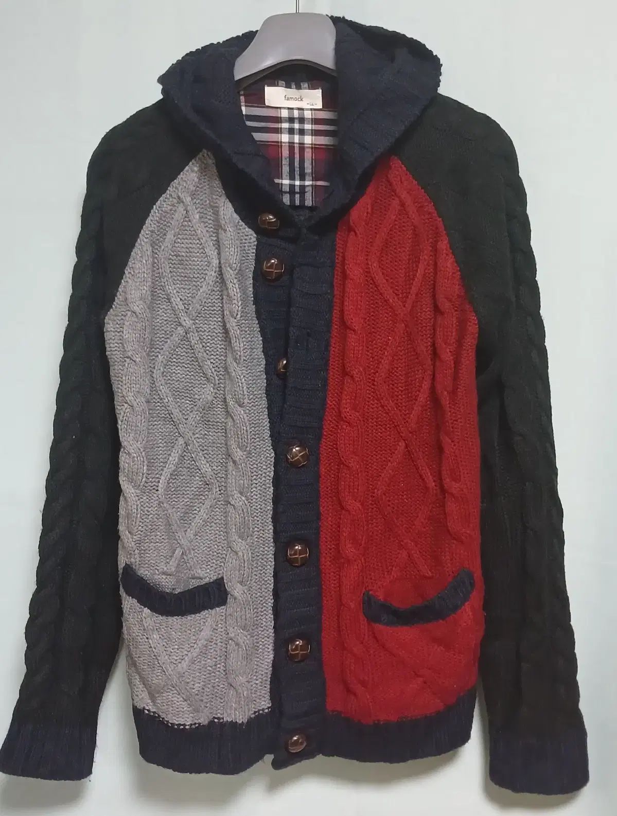 日本輸入 フードケーブルニット 100 105 サイズ