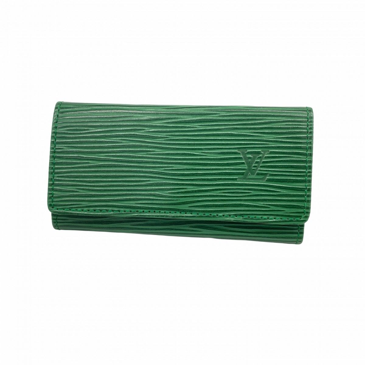 5oc1987 ルイヴィトン キーケース エピ ミュルティクレ4 M63824 ボルネオグリーン メンズ レディース ユニセックス