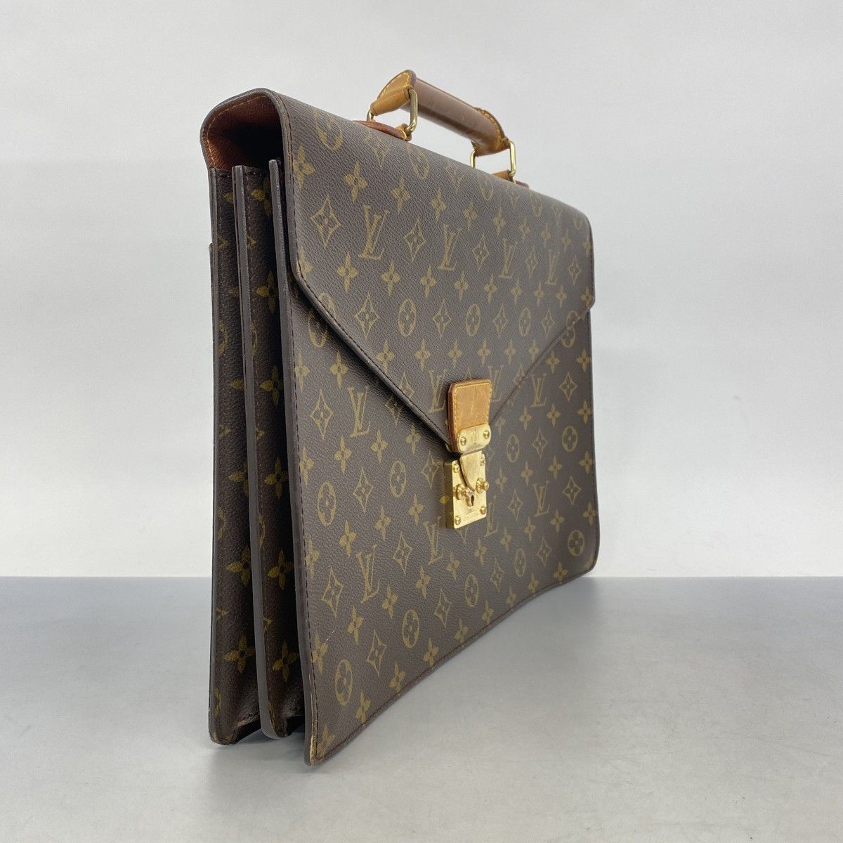 5oc1990】ルイヴィトン ビジネスバッグ モノグラム セルヴィエット