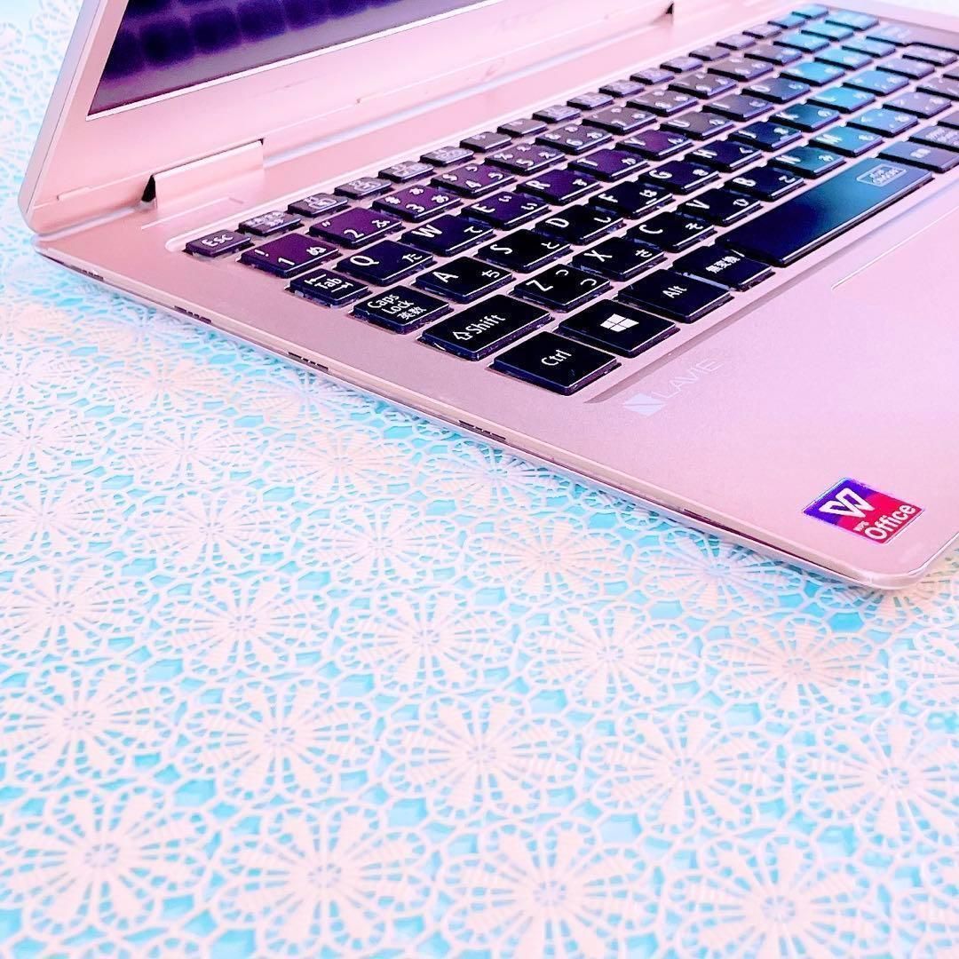 小型軽量❣️売り切れ続出可愛いピンク✨️薄型ノートパソコン