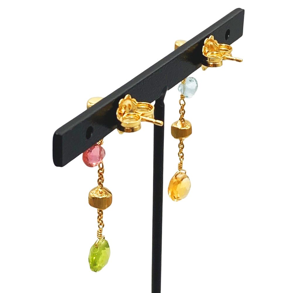 マルコビチェゴ MARCO BICEGO パラダイス ピアス K18YG 2.4g マルチ