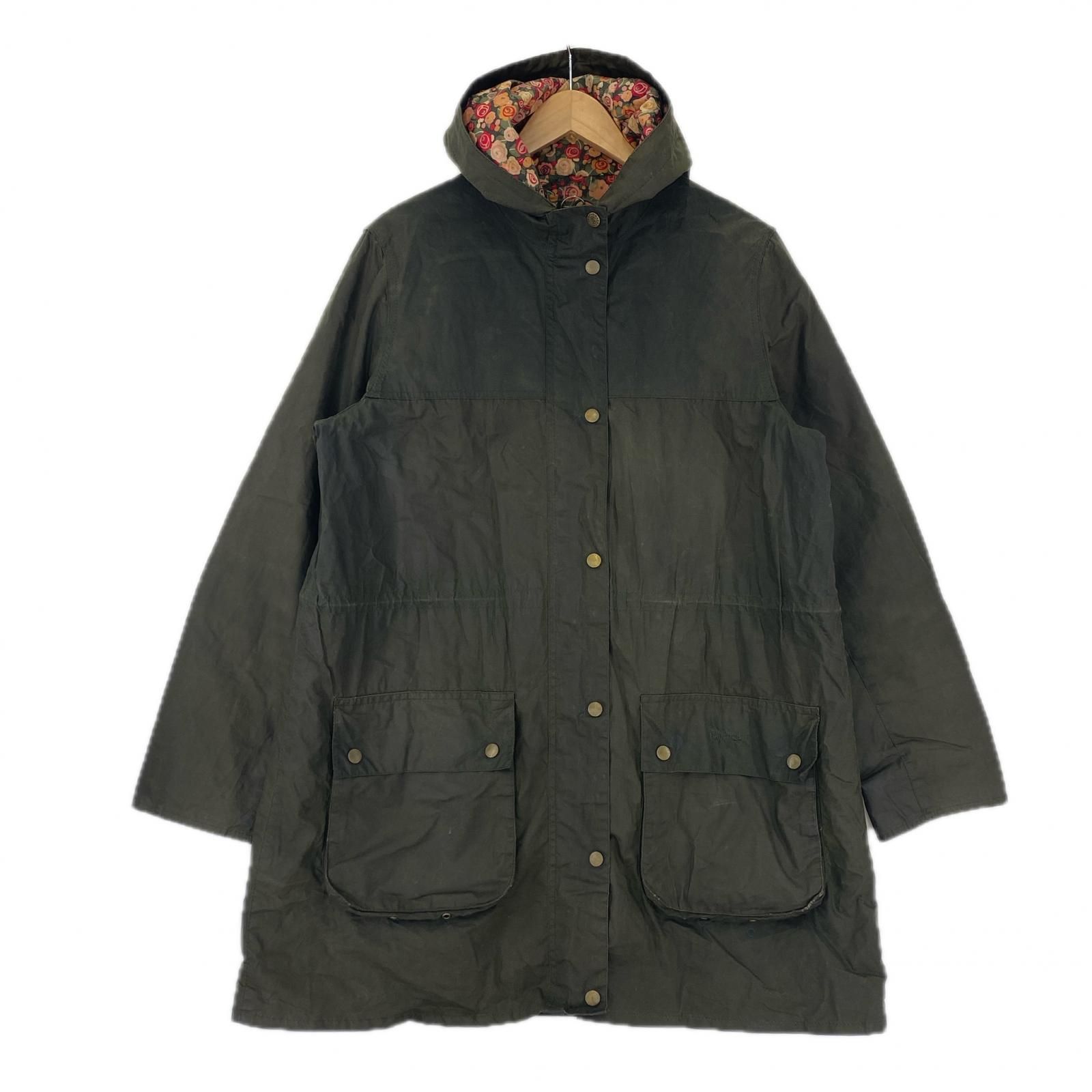 Barbour バーブァー Barbour Durham Lula Waxジャケット size42 カーキ