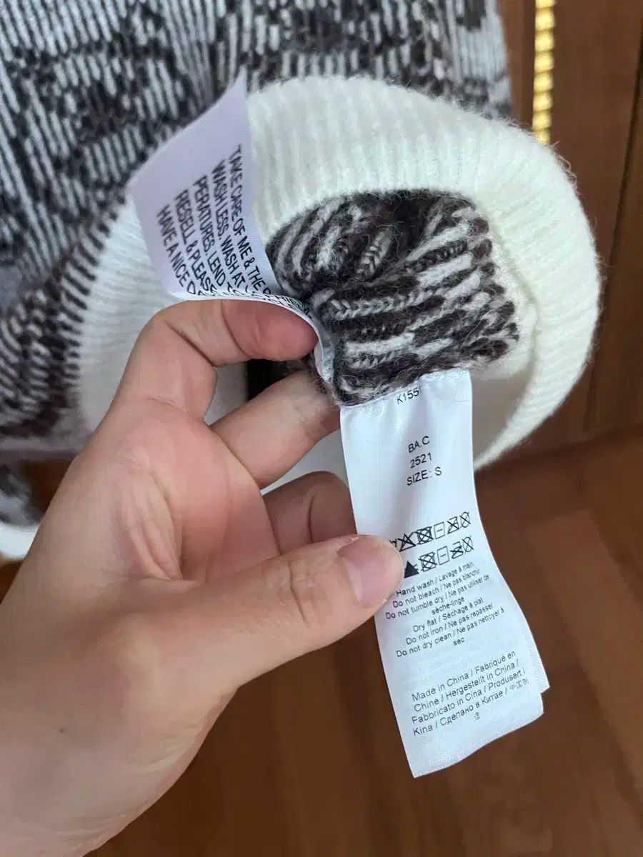  GANNI スマイル ウールニットs 長袖 ニット セーター