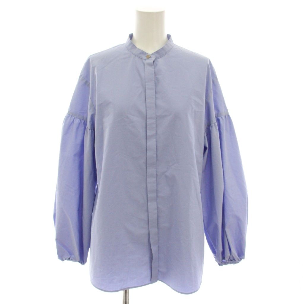 アナイ ANAYI 22AW コンパクトツイルビッグパフブラウス シャツ バンド