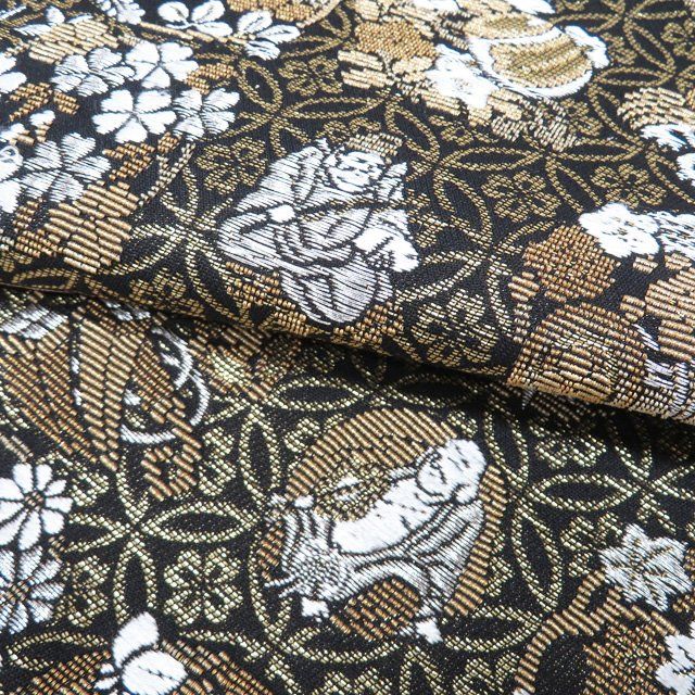 吉祥尽し丸紋 鶴