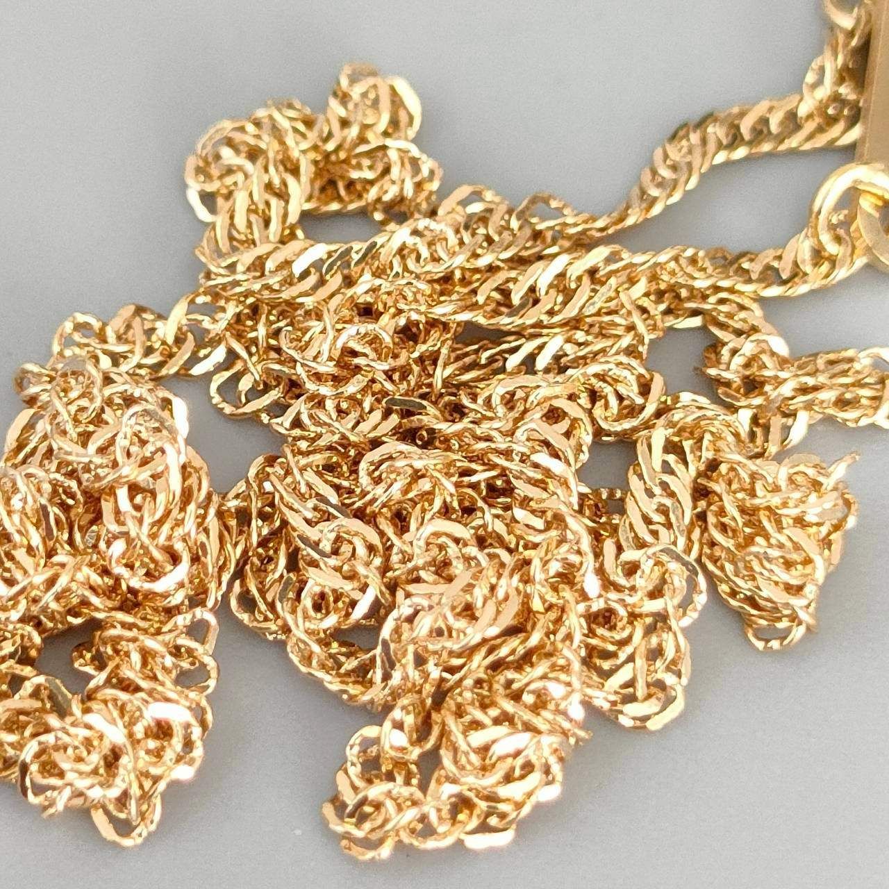 18金 K18 ジュエリーマキ スクリューネックレス レディース 1.87g 40