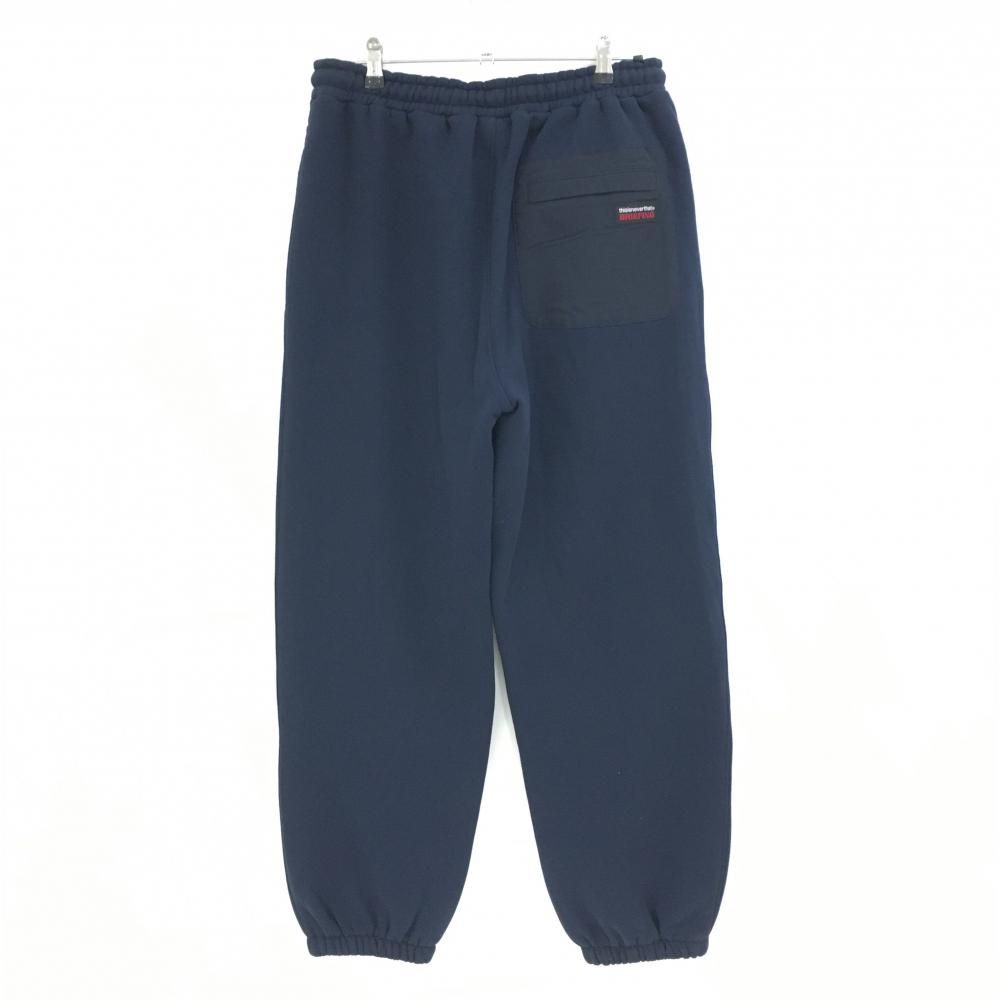 超 ブリーフィング ジョガースウェットパンツ ネイビー 裏起毛 韓国モデル ウエストゴム＆調節紐 メンズ L ゴルフウェア BRIEFING