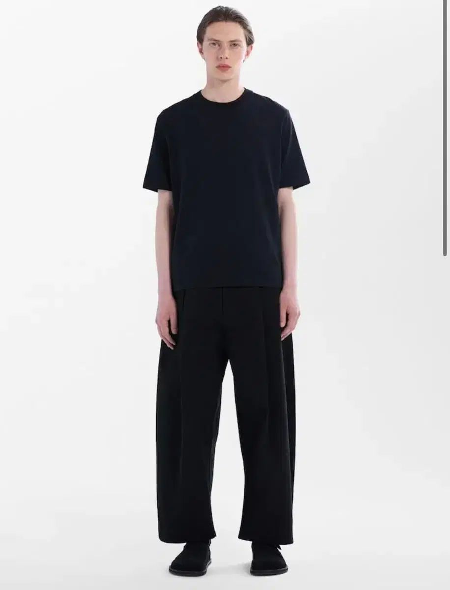 M スタジオ ニコルソン ソルテパンツ ブラック