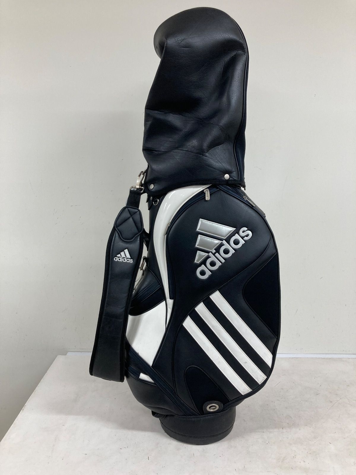 adidas アディダス キャディバッグ ゴルフバッグ キャディーバッグ ブラック 71114s